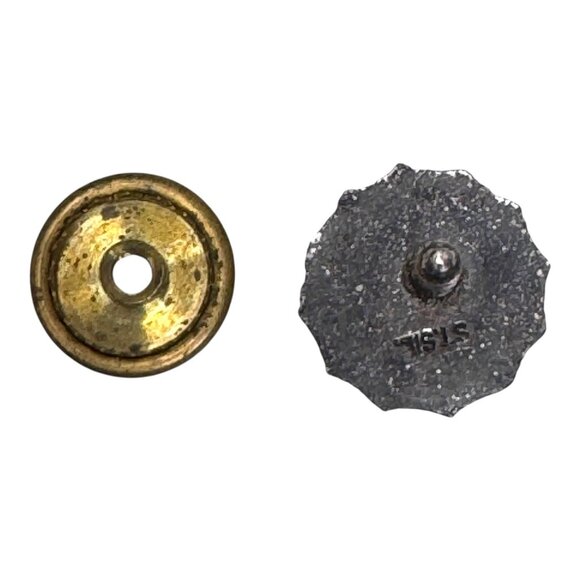 Masonic Compass Master Mason 25 Sterling Silver 1950 Pin Collectible Fraternal - Picture 3 of 6